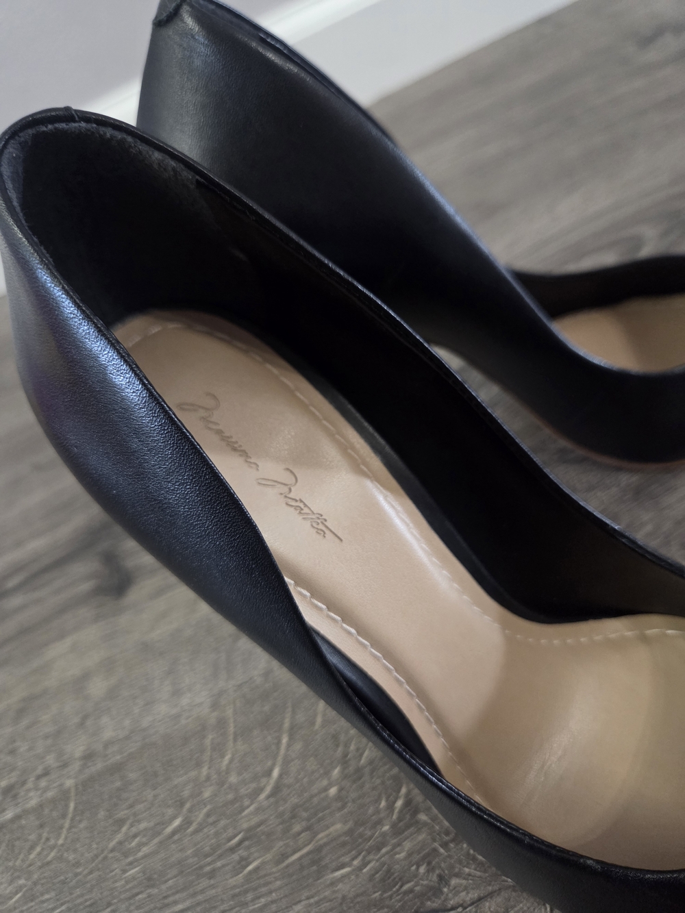 Massimo Matteo Womens Black Pointed-Toe Leather Pumps Size 10 NWOT - Picture 9 of 10